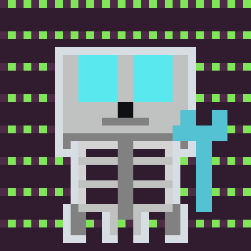 Minecraft Rh token #9492 — Skeleton Horse